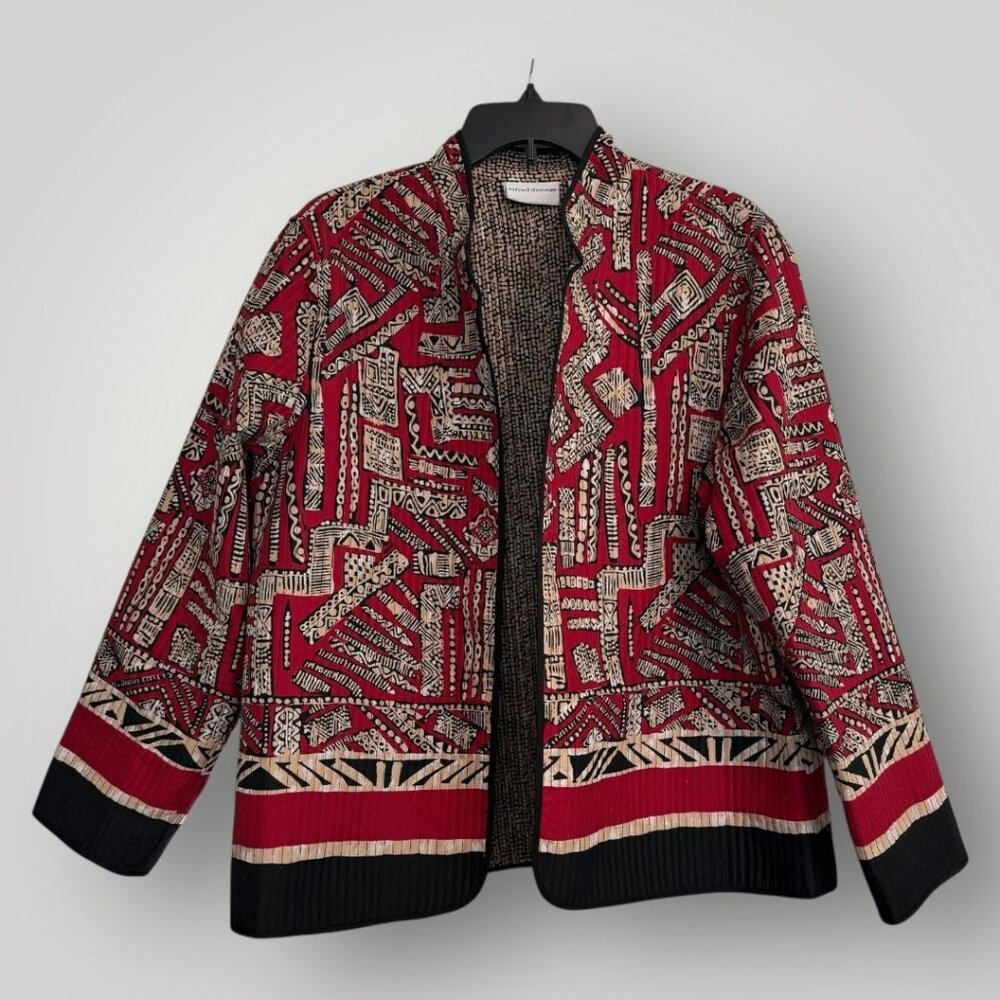Alfred Dunner Blazer Womens 14 Quilted Jacket